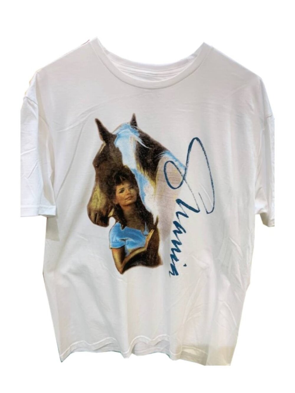 Shania Twain Horse Graphic Tee 100% Cotton